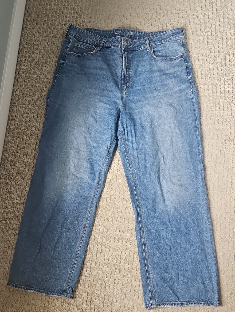 Old Navy Light Blue Denim Wide Leg Jeans